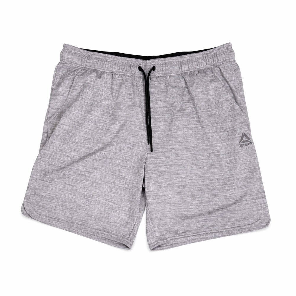 Reebok Men's Gray Athletic Shorts-Size XL